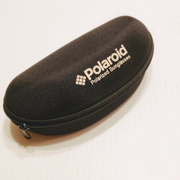 Polaroid semisoft clamshell sunglasses eyeglasses case. - Picture 1 of 9